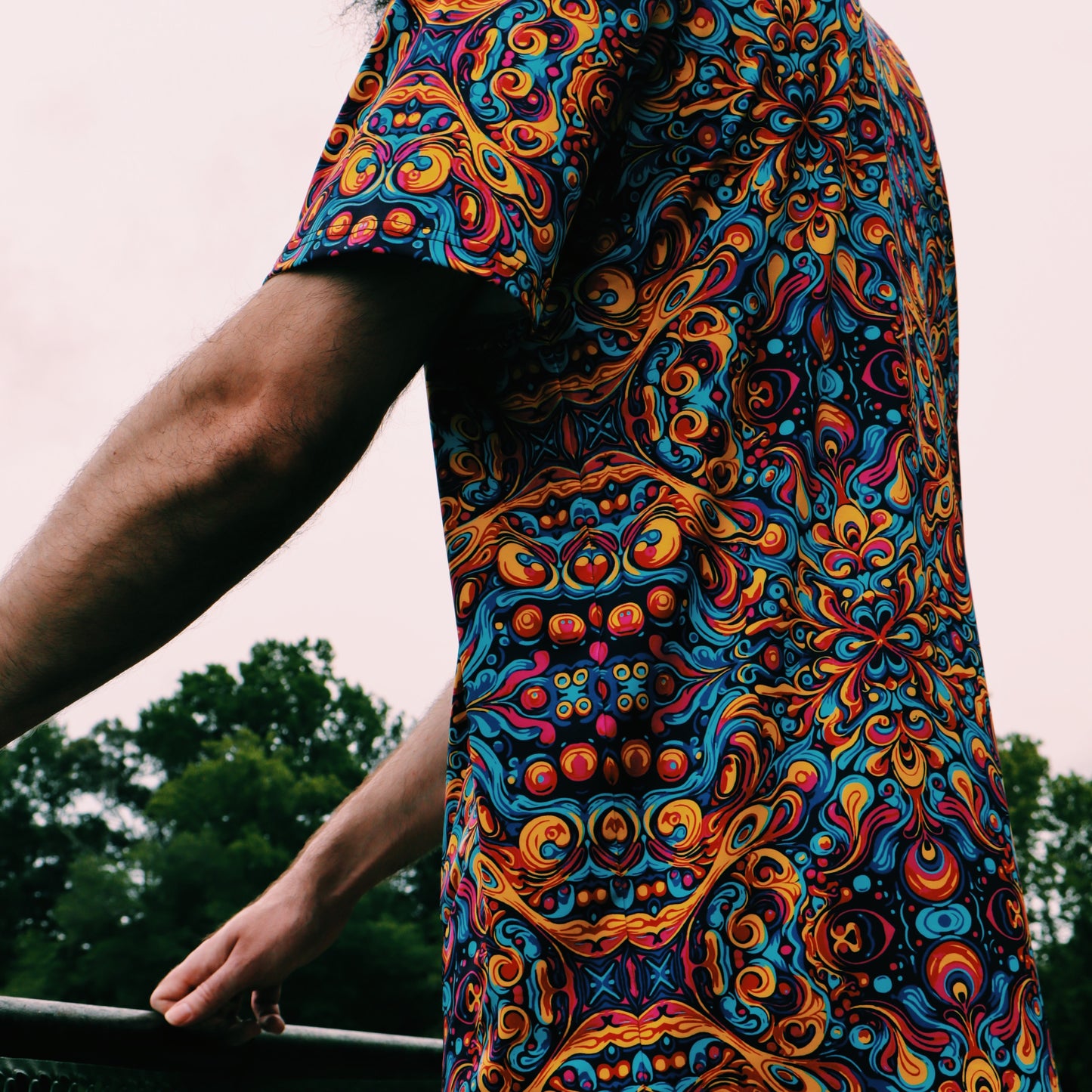 Men's Classic Fit Short-Sleeve Polo Shirt - MYSTIC CROSSROADS