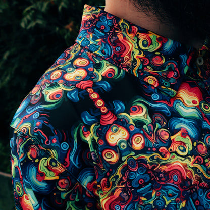 Men's Classic Fit Short-Sleeve Polo Shirt - OBSIDIAN PRISM