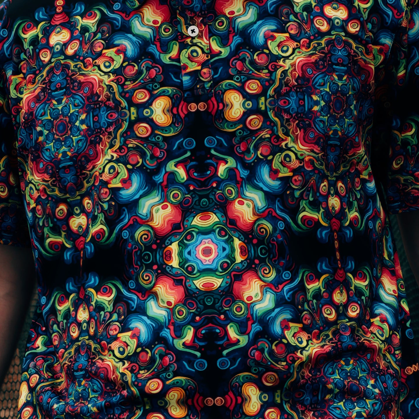Men's Classic Fit Short-Sleeve Polo Shirt - OBSIDIAN PRISM