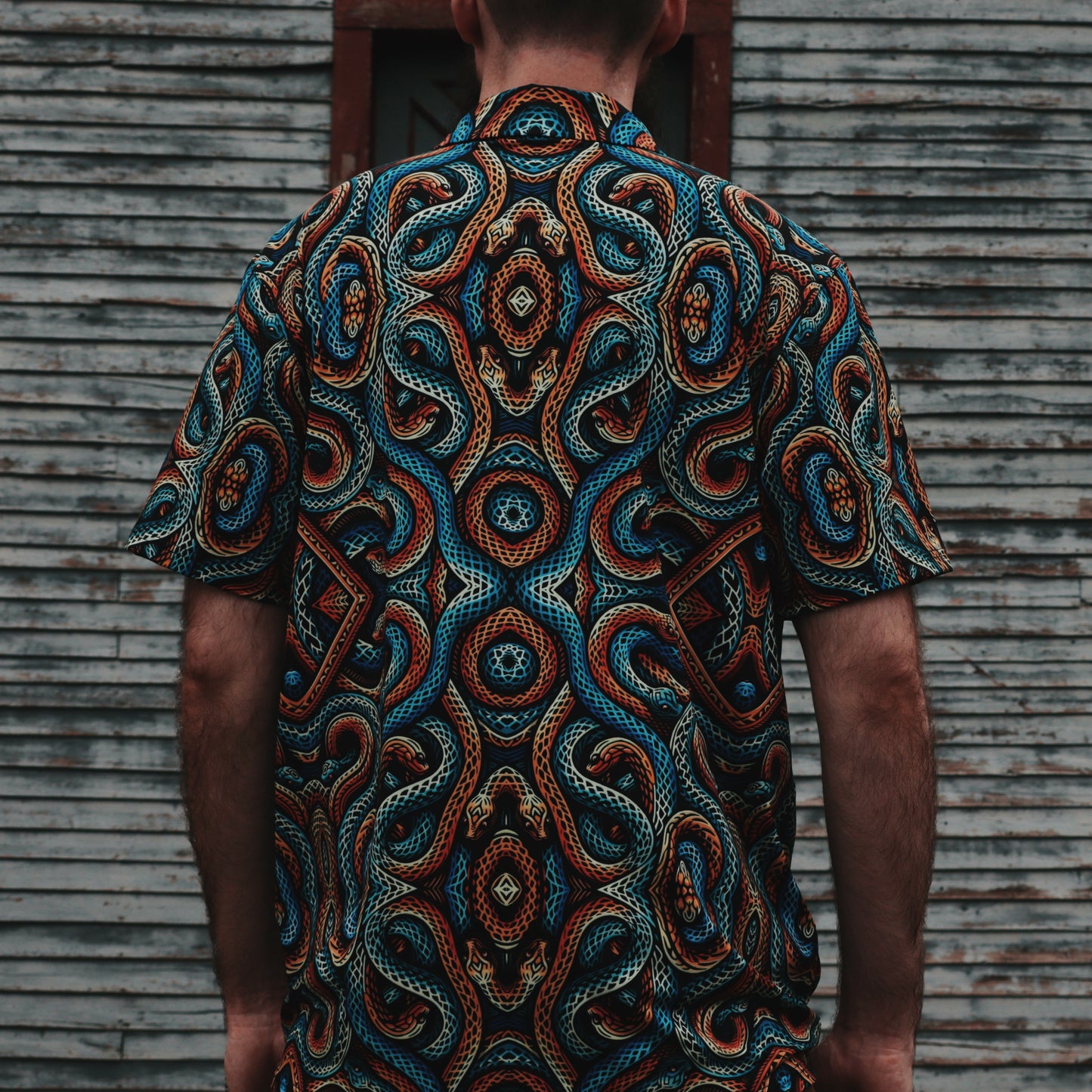 Men's Classic Fit Short-Sleeve Polo Shirt - TEMPLE SNAKES