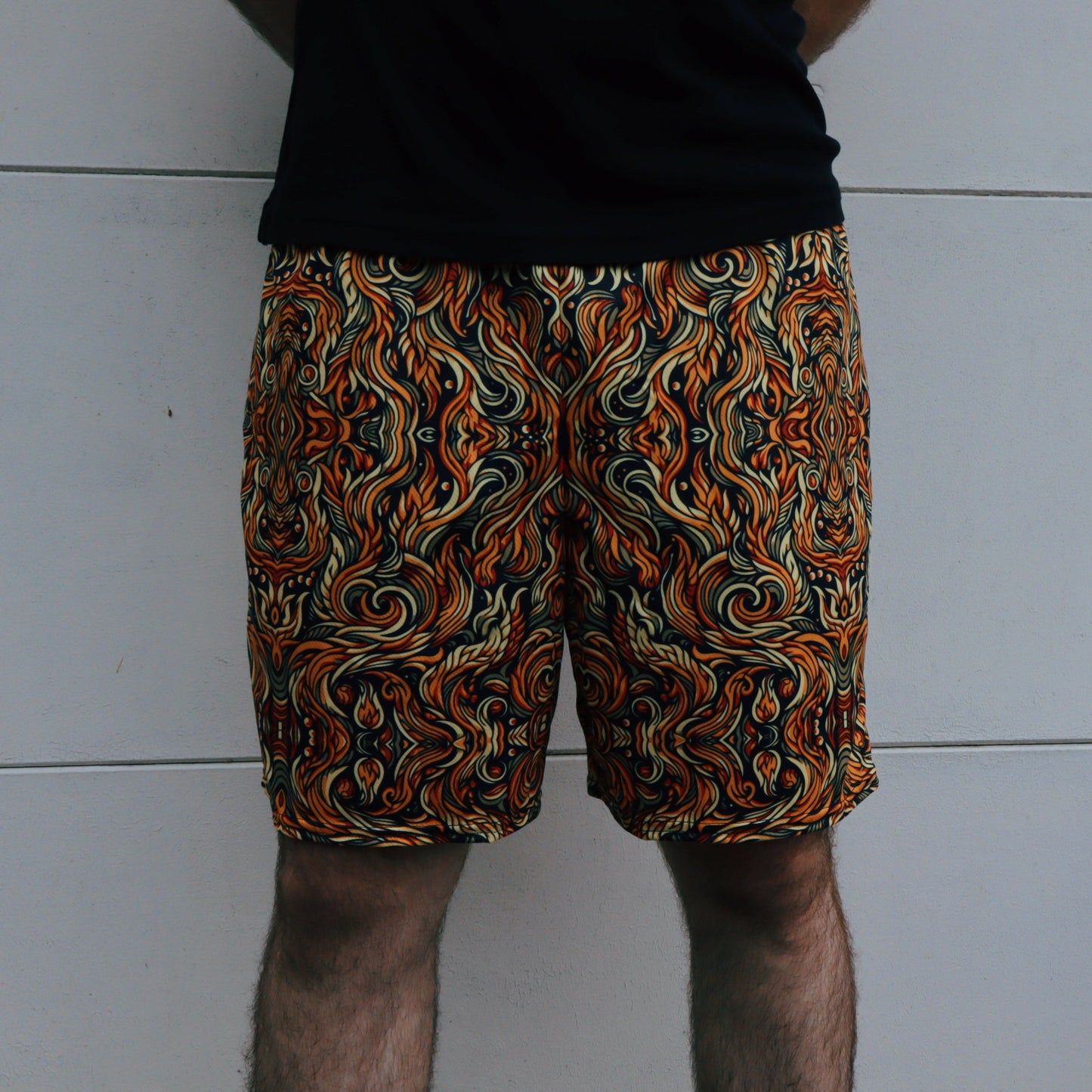 Unisex Mesh Shorts - SACRED FIRE