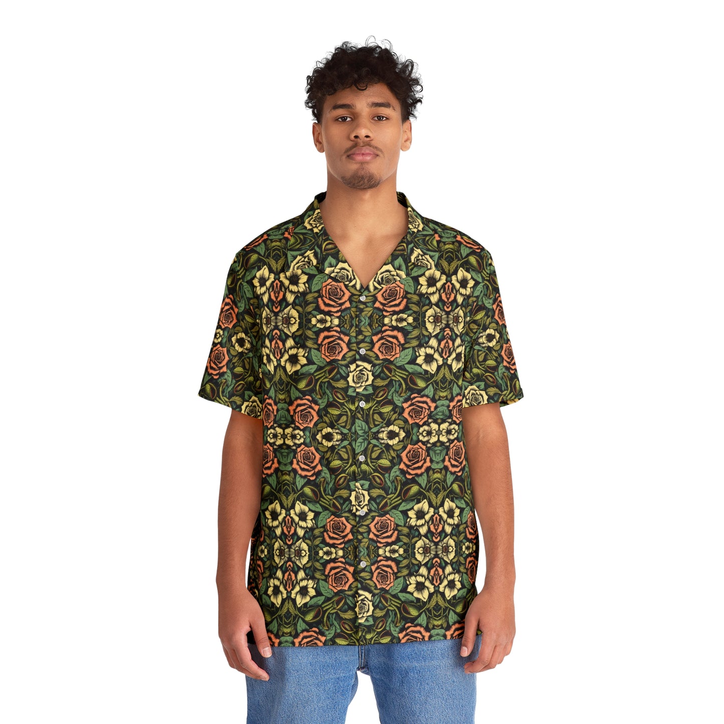 Men's Hawaiian Shirt - Venus Flower Trap