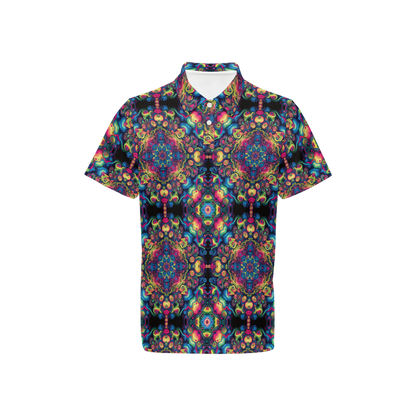 Men's Classic Fit Short-Sleeve Polo Shirt - OBSIDIAN PRISM