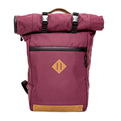 THE SCOUT ROLL TOP BACKPACK - CRIMSON, BACKPACK - Bad Habbots, LLC., High End Goods and Services