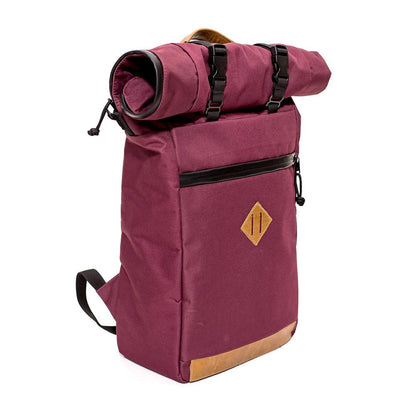 THE SCOUT ROLL TOP BACKPACK - CRIMSON, BACKPACK - Bad Habbots, LLC., High End Goods and Services