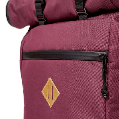 THE SCOUT ROLL TOP BACKPACK - CRIMSON, BACKPACK - Bad Habbots, LLC., High End Goods and Services
