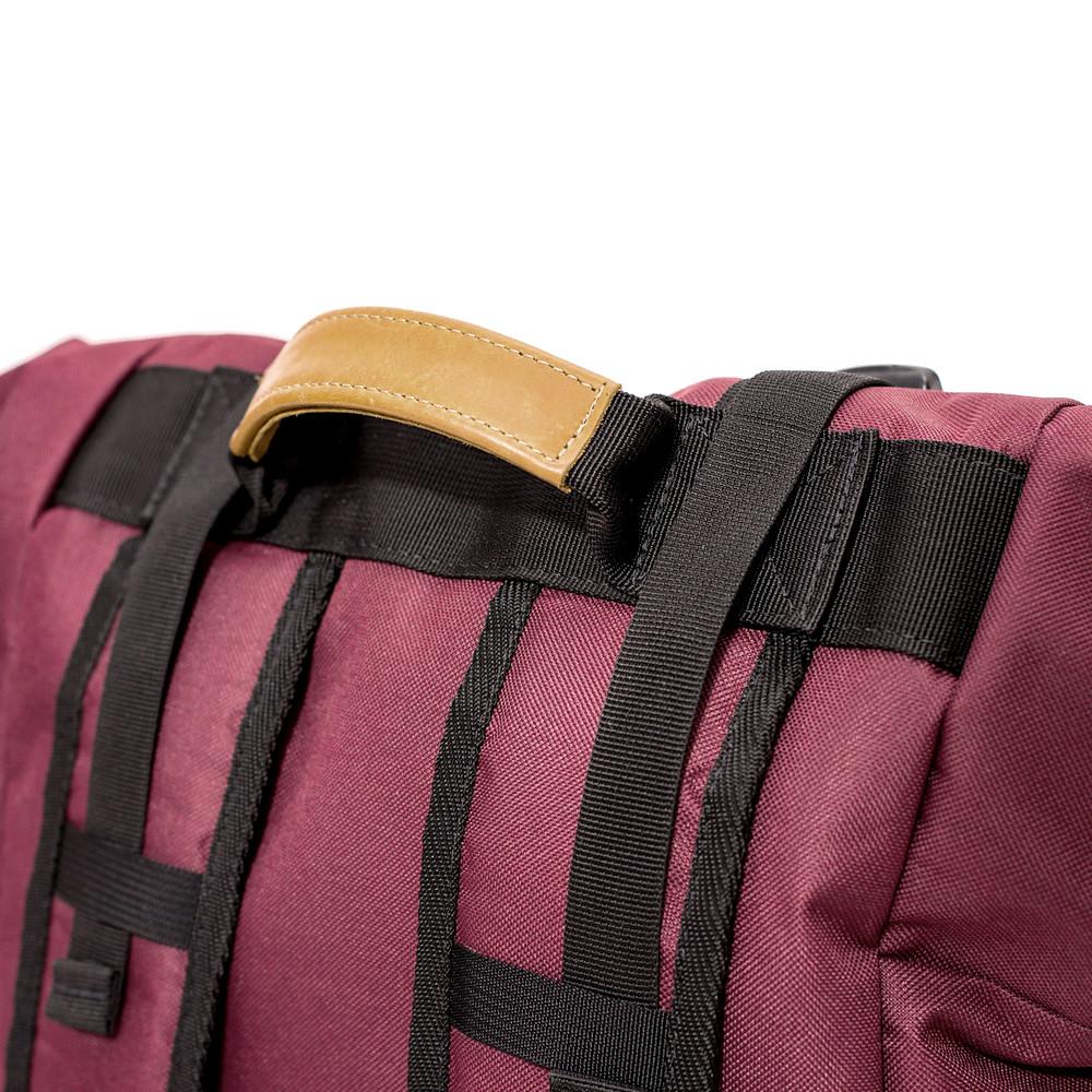 THE SCOUT ROLL TOP BACKPACK - CRIMSON, BACKPACK - Bad Habbots, LLC., High End Goods and Services